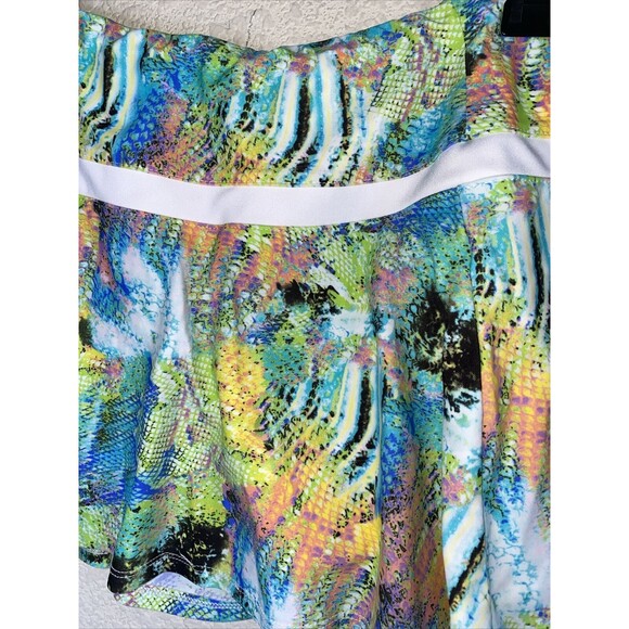 Womens athletic snake Skort M Elastic USA Pickleball tennis golf bpassionit - Picture 3 of 6